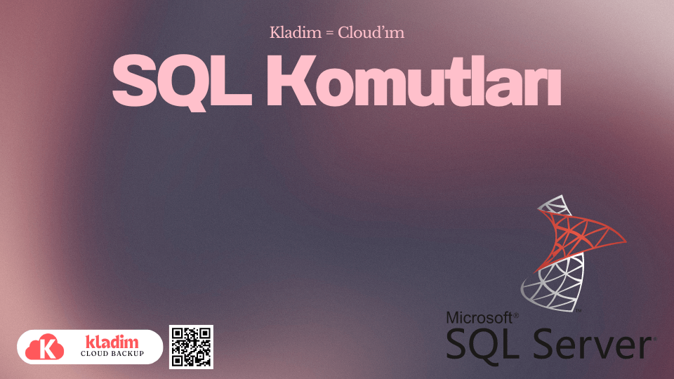 sql server yedekl ama