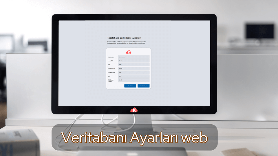 veritabanı ayarları web